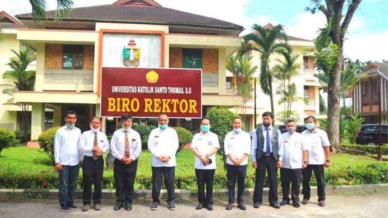 PLT. WALIKOTA MEDAN KUNJUNGI KAMPUS UNIKA SANTO THOMAS