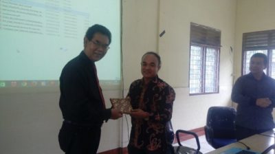 Kedatangan Prof Bernatal ke Universitas Katolik Santo Thomas Sumatera Utara
